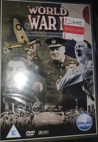 HB WORLD WAR II (2) Vol.1 4-Disc Set - DVD and Region 2 Brand New