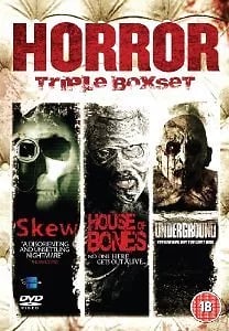 Horror Triple Boxset (DVD), DVD, Rob Scattergood (Skew),Amber Lewis (Skew),C Region 2 Brand New