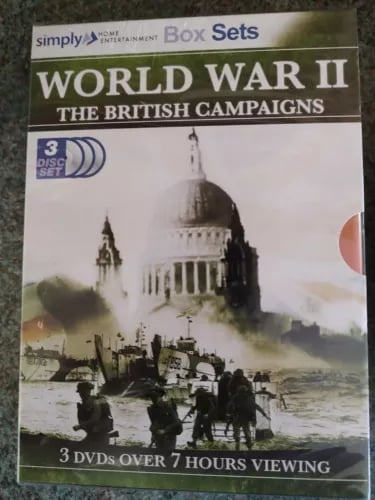 World War II - The British Campaigns Region 2 Brand New