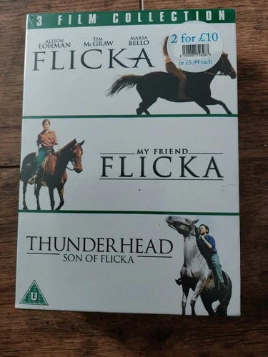 3 FLICKA FILMS IN DVD BOX SET1970's 2006 Region 2 Brand New