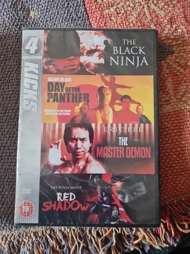 4CollectionKicks/TheBlackNinja/DayofthePanther/TheMas DVD N/A (2008) Region 2 Brand New