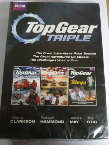 Top Gear Triple (DVD, 2012, 3 levyn setti)