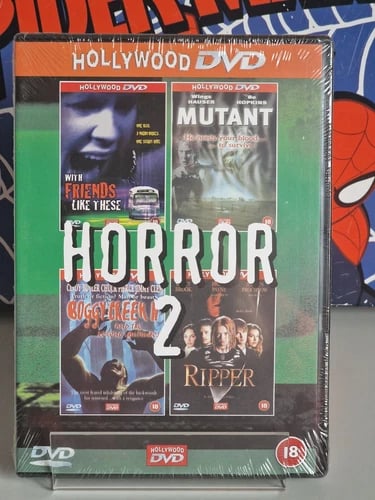 WITH FRIENDS LIKE THESE MUTANT BOGGY CREEK 2 RIPPER HORROR 2 BOX SET DVD Region 2 Brand New