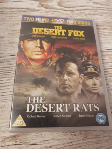 The Desert Fox/The Desert Rats DVD (2003) Region 2 Brand New