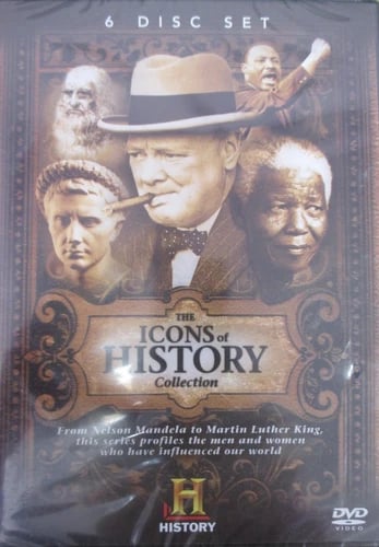 - 6 DVD Box Set - The Icons of History Collection - Churchill Hitler Caesar Region 2 Brand New