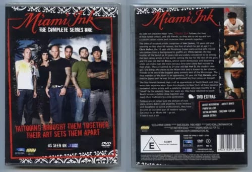 Miami Ink Komplett TV-serie Säsong 1 DVD Box Miami Ink Komplett TV-serie Säsong 1 DVD Box