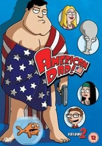 American Dad!: Volume 2 DVD (2007) 3 x DVD BOX SET Region 2 Brand New