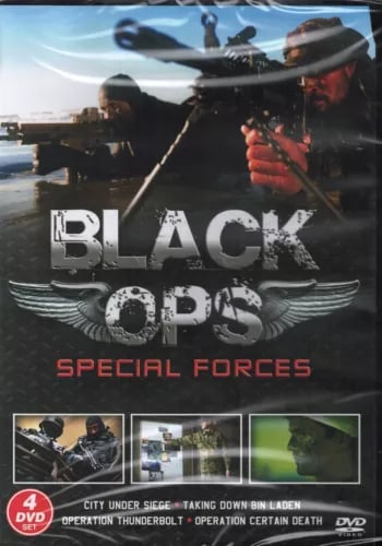 BLACK OPS SPECIAL FORCES - 4 DVD BOX SET - CITY UNDER SIEGE & MORE Region 2 Brand New