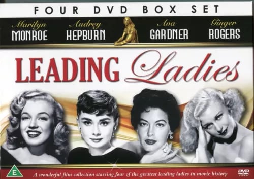 Leading Ladies – 4 DVD Box Set: Monroe, Hepburn, Gardner & Rogers