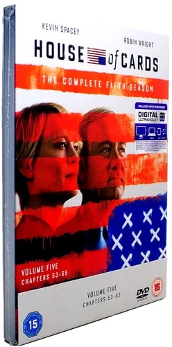 House Of Cards DVD The Complete Fifth Season - Chapters 53-65 Kevin Spacey - Region 2 Brand New
