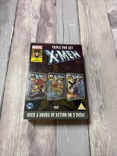 Marvel X Men Animated Series 3 DVD set Season 3 Vol 3 & 4, Season 4 Vol 1 - Region 2 Brand New