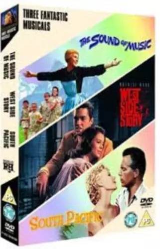 Musikal Trippel: Sound of Music, West Side Story, South Pacific (DVD, 2009) Musikal Trippel: Sound of Music, West Side Story, South Pacific (DVD, 2009)