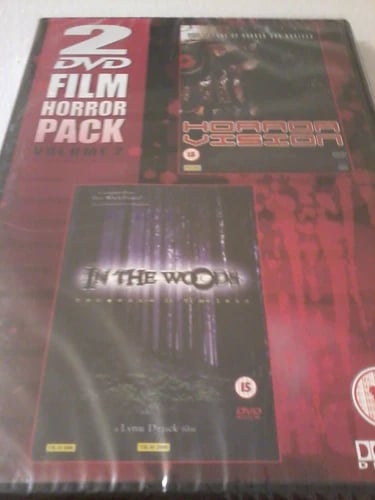 HORROR VISION/IN THE WOODS 2 DVD Film horror pack Region 2 Brand New