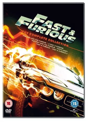 Fast & Furious 1-5 - The Complete Collection DVD vin diesel (2011) Region 2 Brand New