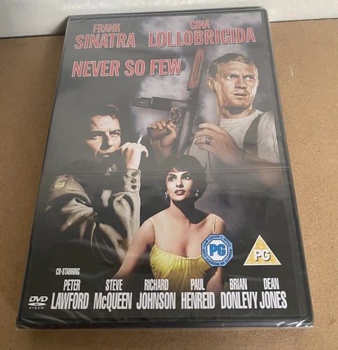 Never So Few - Frank Sinatra, Steve McQueen - Region 2 Brand New