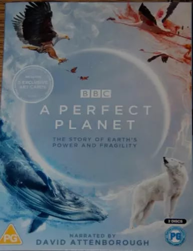A PERFECT PLANET BBC DAVID ATTENBOROUGH 2021 GENUINE . Region 2 Brand New