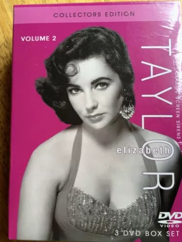 Elizabeth Taylor Collectors Edition 3 DVD Boxset Volume 2 - Region 2 Brand New