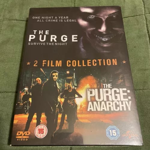 The Purge The Purge Anarchy DVD 2014 Box Set Region 2 Brand New