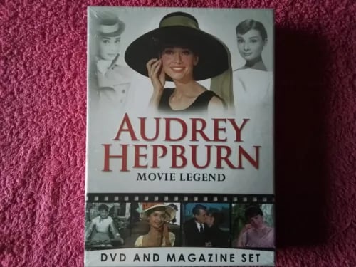 AUDREY HEPBURN MOVIE LEGEND DVD & MAGAZINE SET Region 2 Brand New
