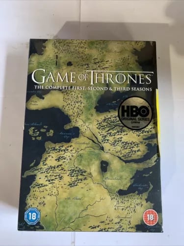 Game of Thrones: 1-3 The Complete First, Second And; Third Seasons DVD (2014) Region 2 Brand New