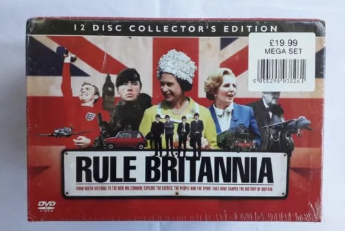 Rule Britannia DVD 12 Disk Collectors Edition Box Set Read Desc Region 2 Brand New