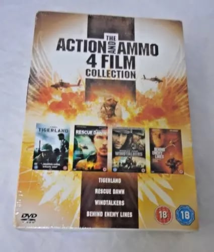 The Action And Ammo 4 Film Collection - 4-Disc DVD Box Set - Region 2 - Brand New