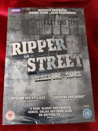 Ripper Street Dvd Boxset series 1 2 & 3 release Region 2 Brand New