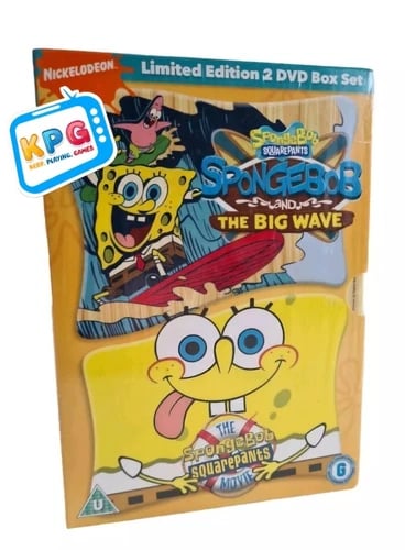 Spongebob Squarepants - The Big Wave & Spongebob Movie - DVD Region 2 Brand New