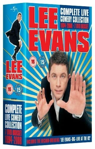 Lee Evans Complete Live Comedy Collection DVD Comedy (2010) Region 2 Brand New
