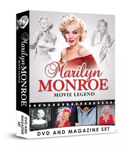 Marilyn Monroe Movie Legend DVD and Magazine / Book Gift Set Region 2 Brand New