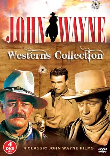 John Wayne Western Collection 4 DVD Angel Badman Riders of Destiny Utah Texan Region 2 Brand New