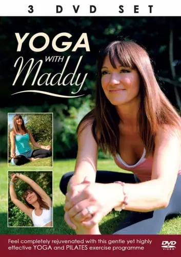 YOGA AND PILATES WITH MADDY BARRINGTON GROVES - 3 DVD SET, INNER STRENGTH Region 2 Brand New
