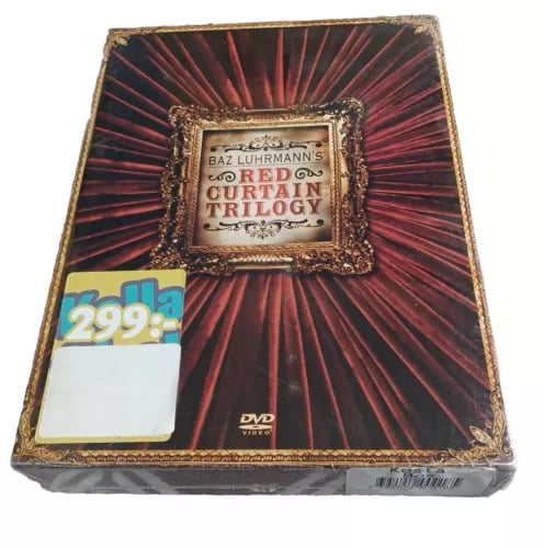 BAZ LURHMANN'S RED CURTAIN TRILOGY DVD SWEDISH IMPORT REGION 2 #SP Brand New