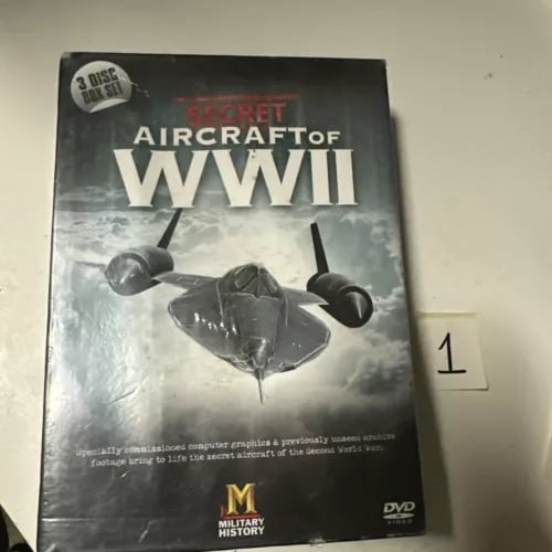 Secret Aircraft Of WWII - 3 levyn DVD-boksipaketti
