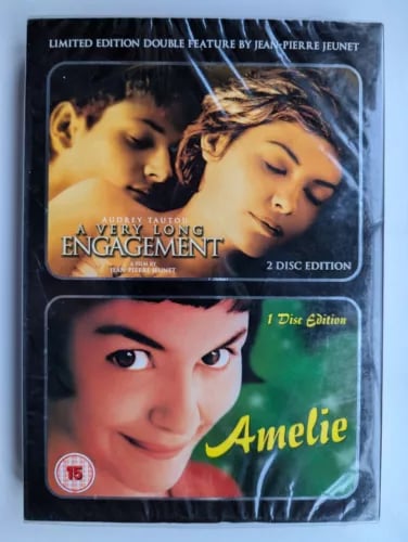 Amelie + A Very Long Engagement (DVD, 2005, 3-Disc Boxset) Region 2 Brand New