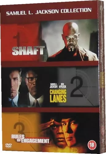 Samuel L. Jackson Film Collection Shaft Changing Lanes Rules Of Engagement - Region 2 Brand New