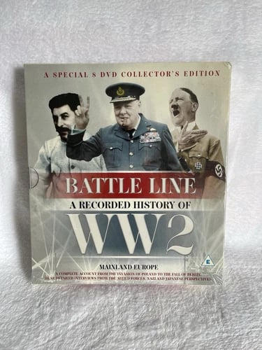 Battle Line A Recorded History of WW2 Mainland Europe - 8 DVD Set Region 2 Brand New
