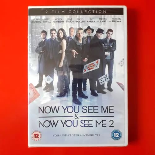 NOW YOU SEE ME / NOW YOU SEE ME 2 - DVD - REGION 2 - 2016 - Brand New