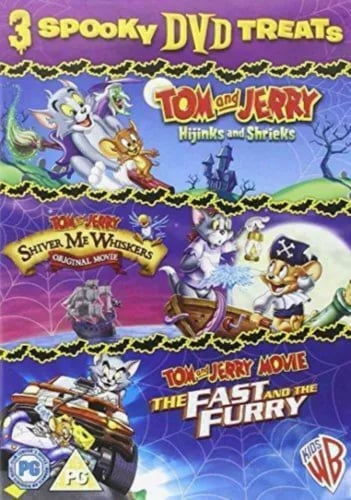 Tom And; Jerry 3 film set on 3DVDs in shrink Free P And; P Region 2 Brand New