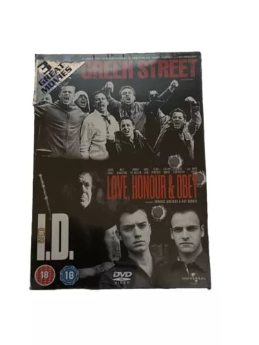 Green Street/Id/Love, Honour And Obey DVD Feature (2007) Elijah Wood Region 2 Brand New