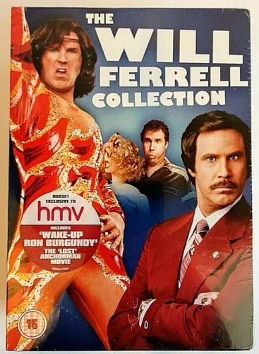 The Will Ferrell 6 DVD Collection - Anchorman Blades Old School + more 2008 Region 2 Brand New