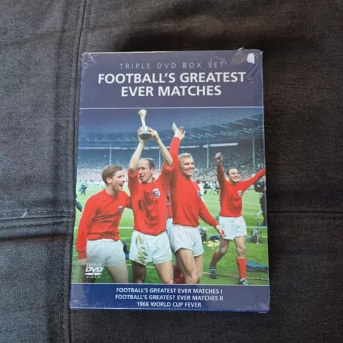 Football's Greatest Ever Matches - 3 DVD Box Set - Region 2 Brand New
