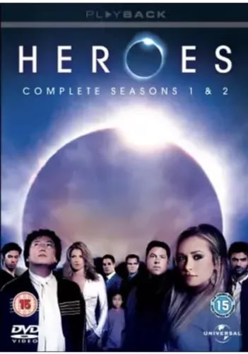 Heroes: Complete Seasons 1 & 2 DVD Fantasy (2008) Malcolm McDowell Movie Region 2 Brand New