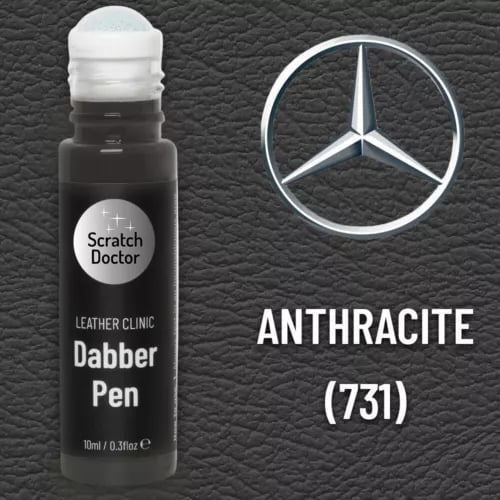Leather Paint Dabber for MERCEDES ANTHRACITE 731 Repair scratches & scuffs Leather Paint Dabber for MERCEDES ANTHRACITE 731 Repair scratches & scuffs