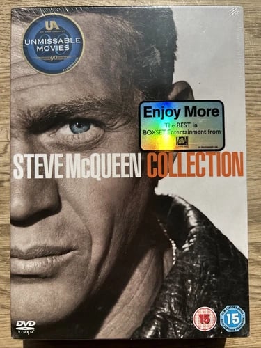 Steve McQueen DVD-samling: The Great Escape / Magnificent Seven / Thomas Crown
