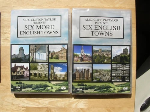 BOTH Six English Towns BBC 1978 Six More Towns 1981 AS CLIFTON-TAYLOR Region 2 Brand New