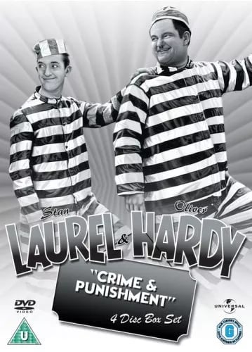 Laurel And Hardy Crime & Punishment Collection 4DVD set 13 Hours 30 Short Movies Region 2 Brand New Laurel And Hardy Crime & Punishment Collection 4DVD set 13 Hours 30 Short Movies Region 2 Brand New