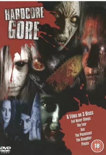 hardcore gore dvd Boxset And X6 Movies On 3 Dvd Discs Region 2 Brand New