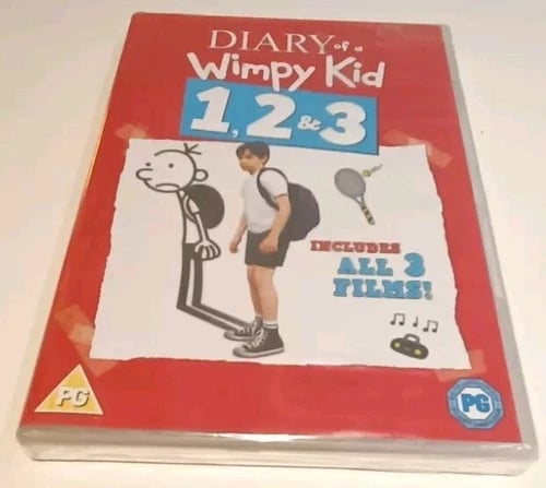 Diary of a Wimpy Kid 1-3 (DVD) - Region 2 Brand New