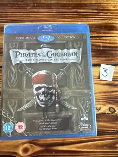 Pirates of the Caribbean 1-4 [Blu-ray] [Region Free] - DVD Brand New